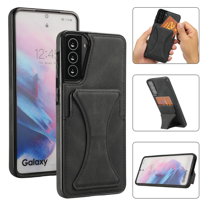 Slim Card Slot Case - Luxury Slim Fit Leather Cover for