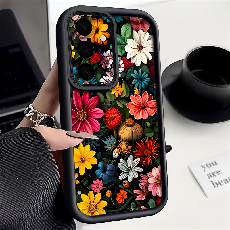 Phone Cases Galaxy A17 - Colorful Flowers Pattern Case For Samsung