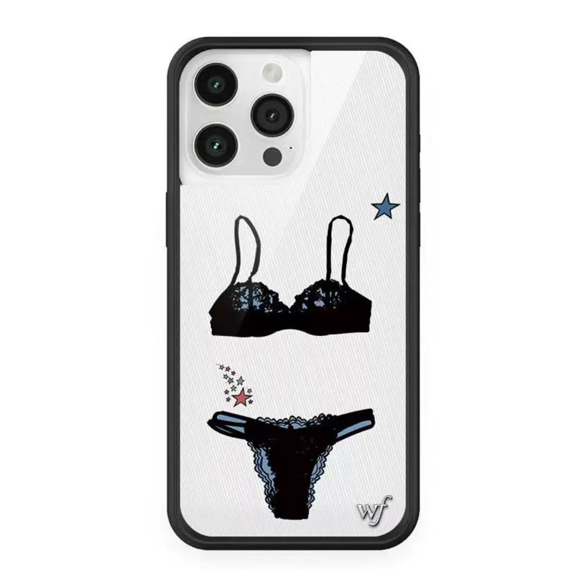 Phone Cases Wildflower - Wildflower INS Gabbriette Black Lace Lover