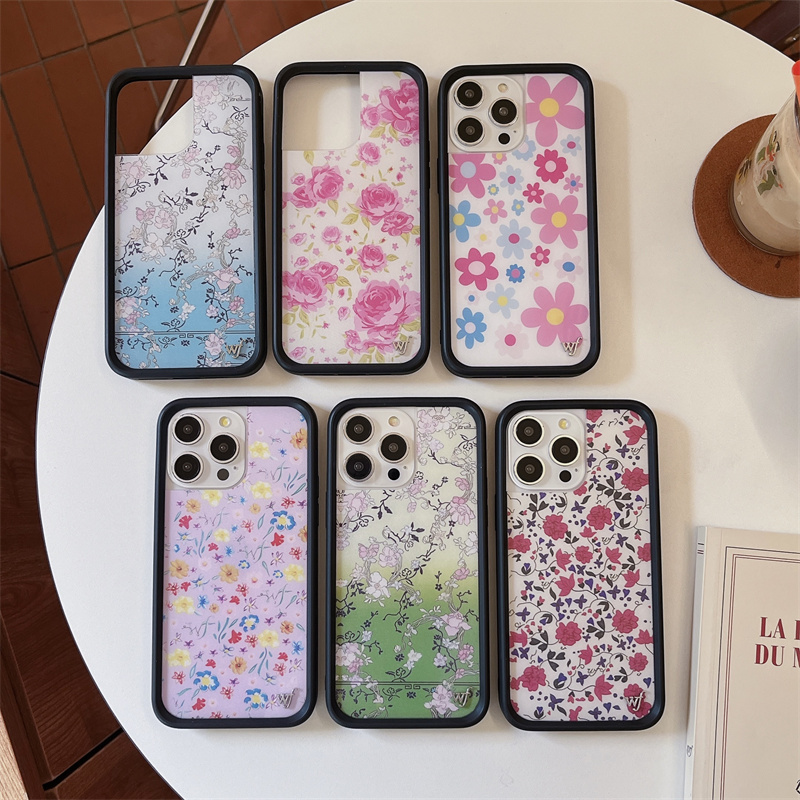 Phone Cases Wildflower - Wildflower 3D Ins Flowers Rose Phone
