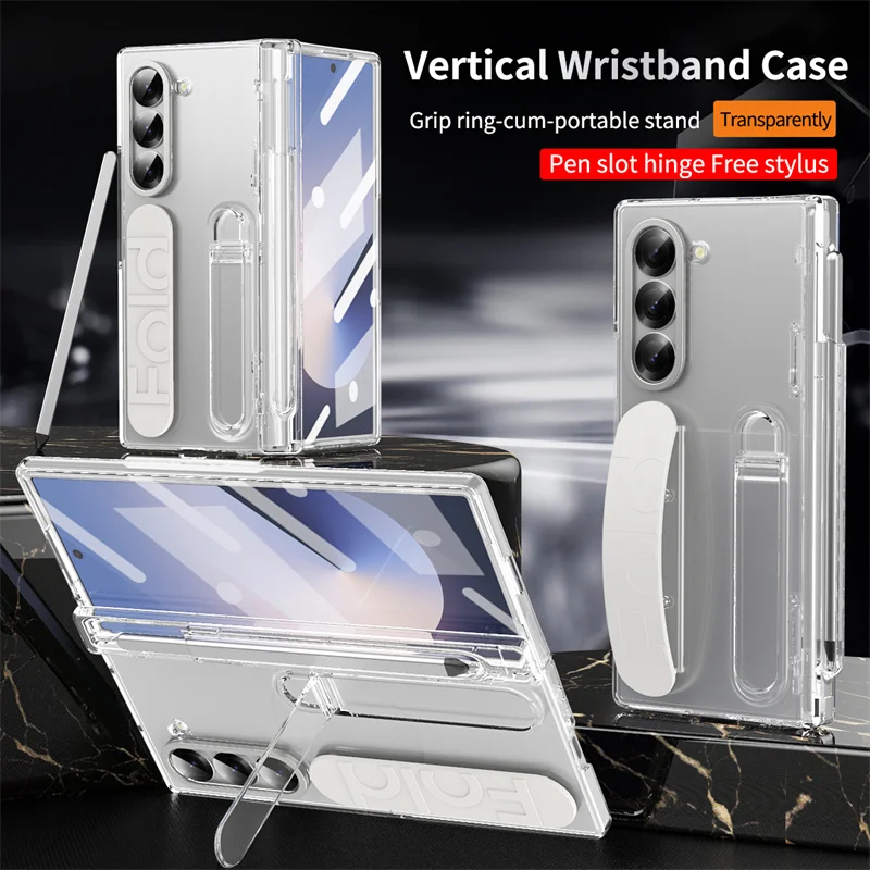 Phone Cases With Loop - Luxury Wrist Band Holder Hinge Phone