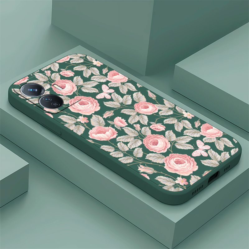 Phone Cases Vivo - Little Flowers Print Phone Case For