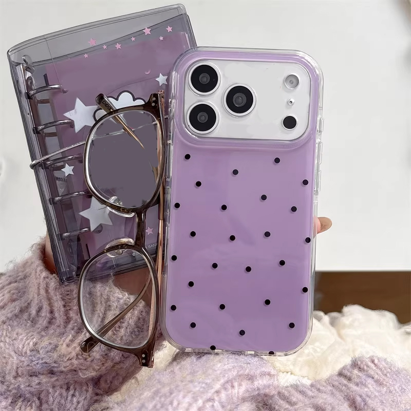 Korean Ins Girl Simple Purple  - Phone Cases Cool Girl review and price