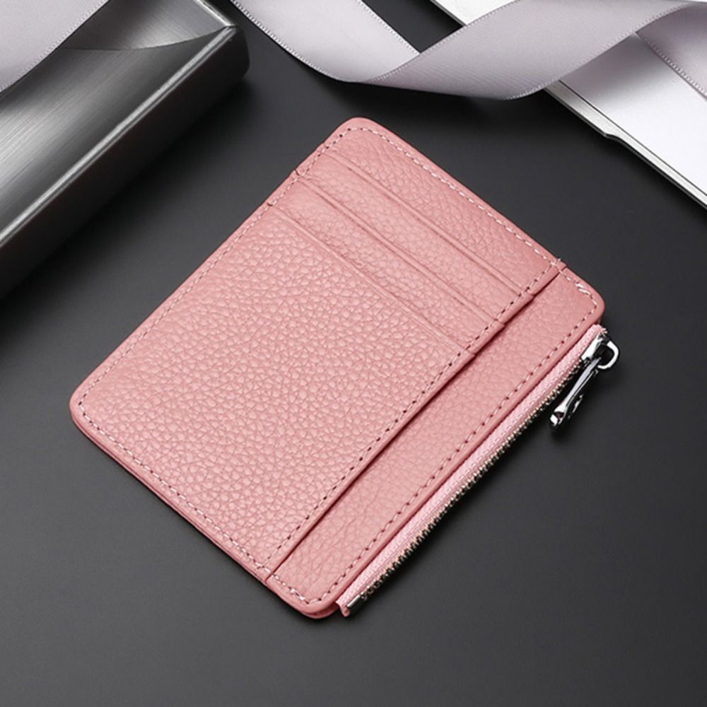 Genuine Leather ID Card Holder - Slim Card Slot Case review and price