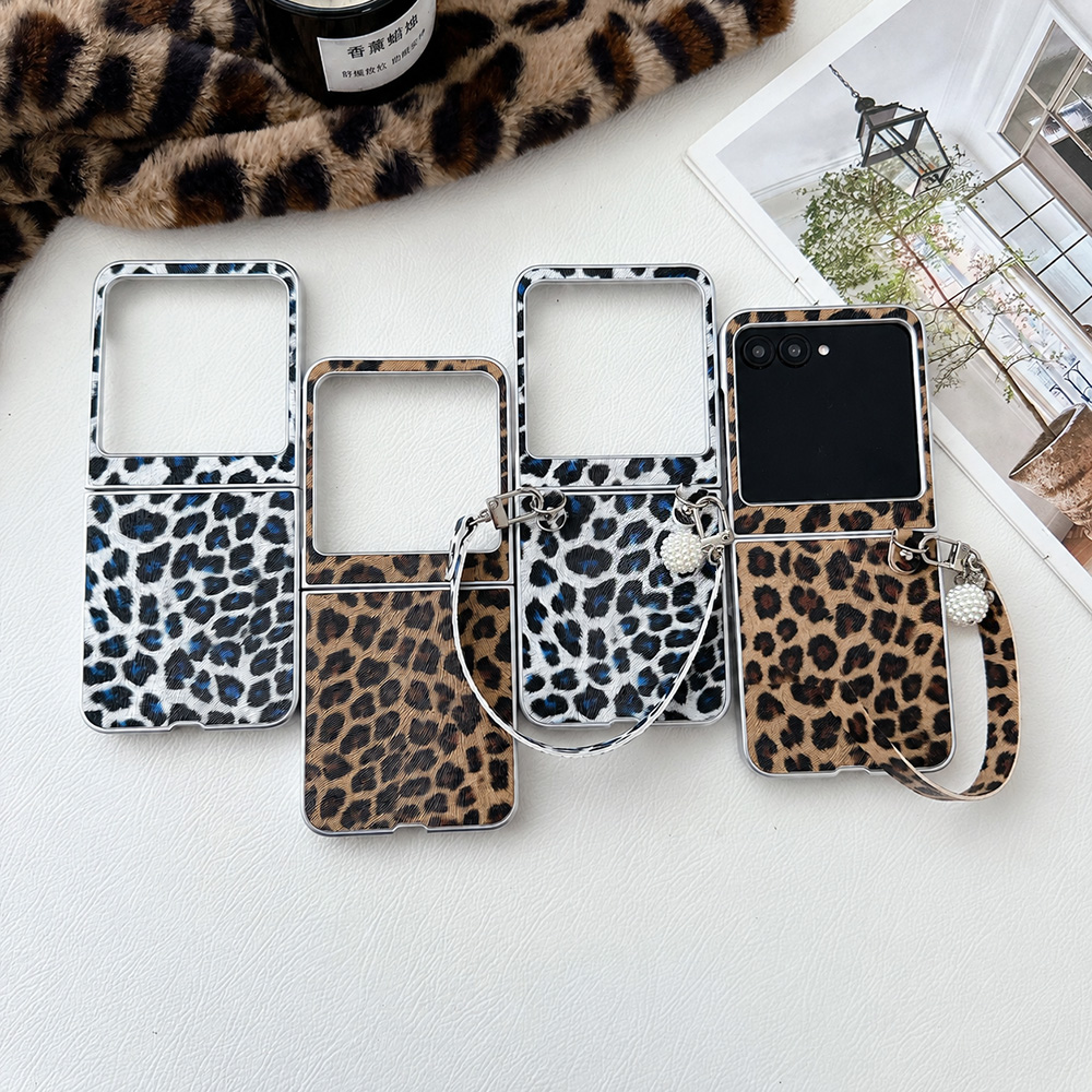 Leopard Print Folding Flip Pho - Phone Cases With Loop review and price