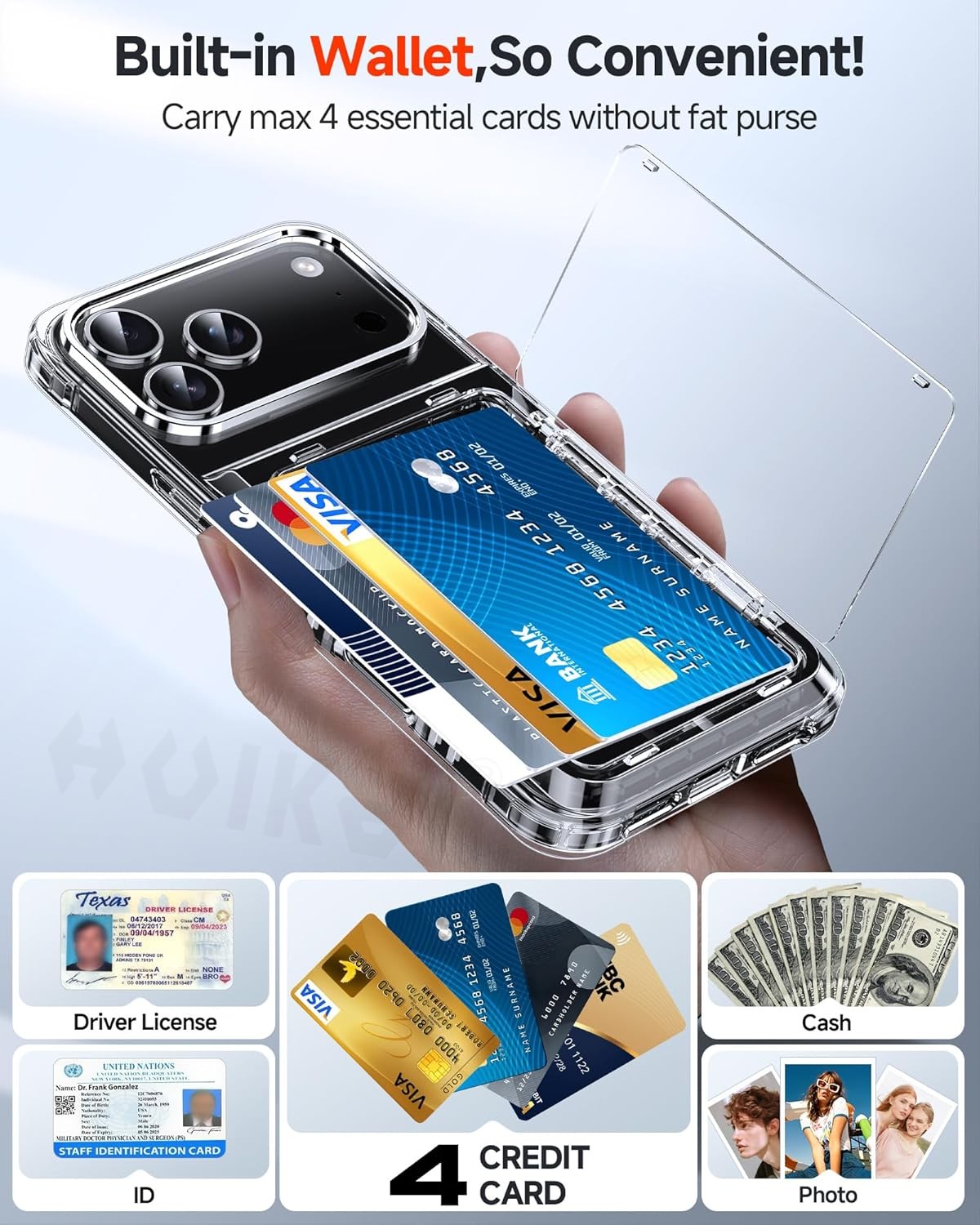 Wallet Card Case For Apple iPh - Slim Card Slot Case review and price