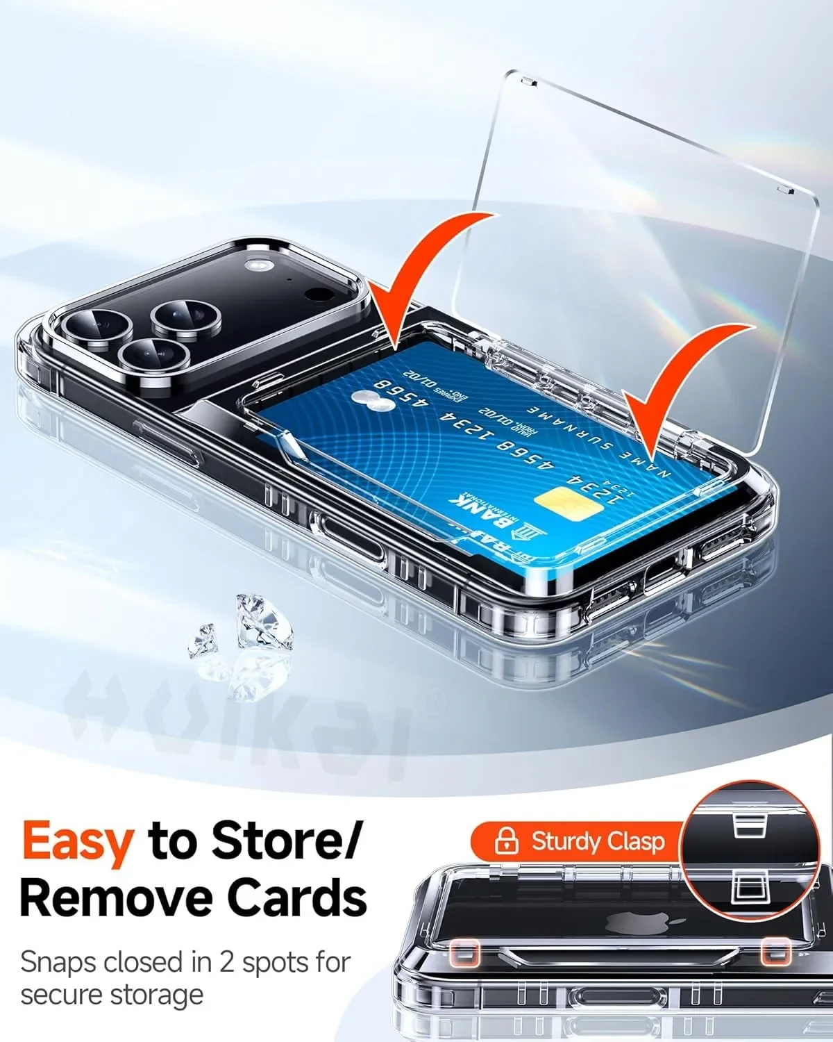 Wallet Card Case For Apple iPh - Slim Card Slot Case review and price