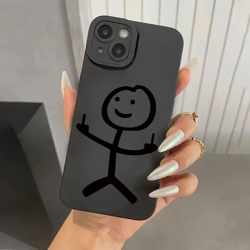 Cute Cartoon Matchman Matte Si - Phone Cases For Iphone 13 review and price