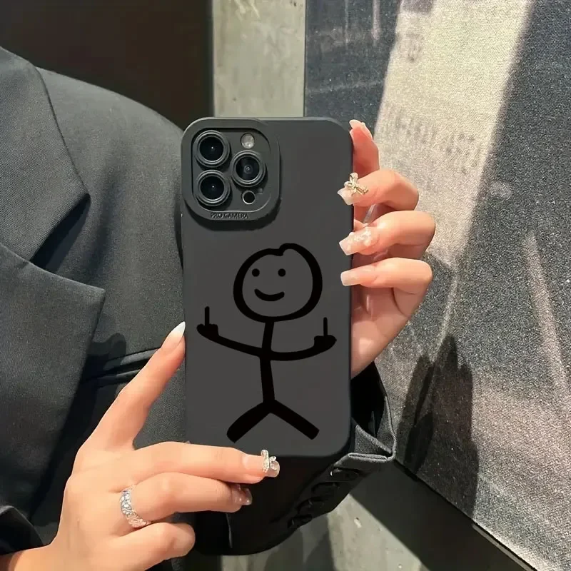 Cute Cartoon Matchman Matte Si - Phone Cases For Iphone 13 review and price