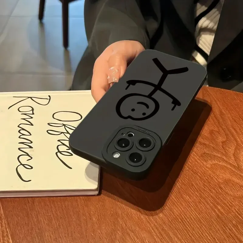 Cute Cartoon Matchman Matte Si - Phone Cases For Iphone 13 review and price