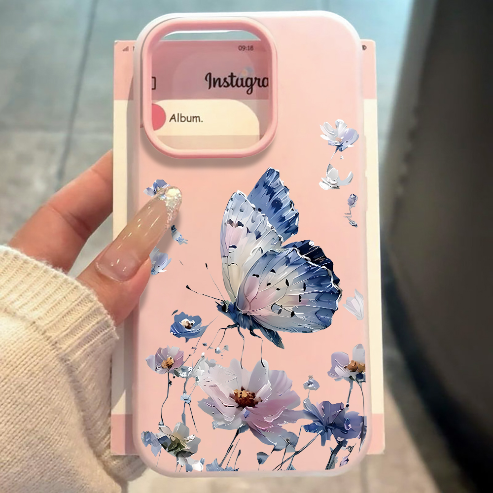 Watercolor Blue Purple Butterf - Phone Cases Galaxy A17 review and price