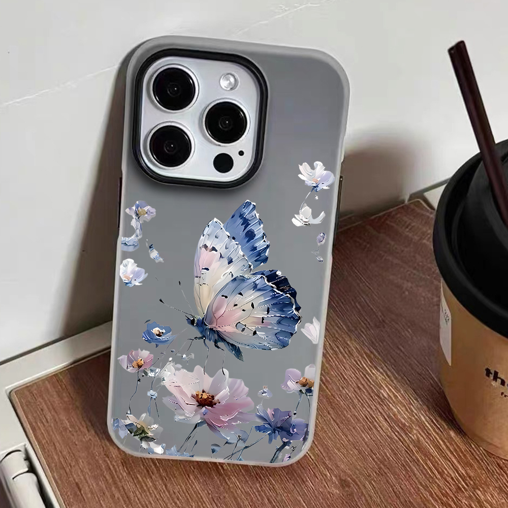 Watercolor Blue Purple Butterf - Phone Cases Galaxy A17 review and price