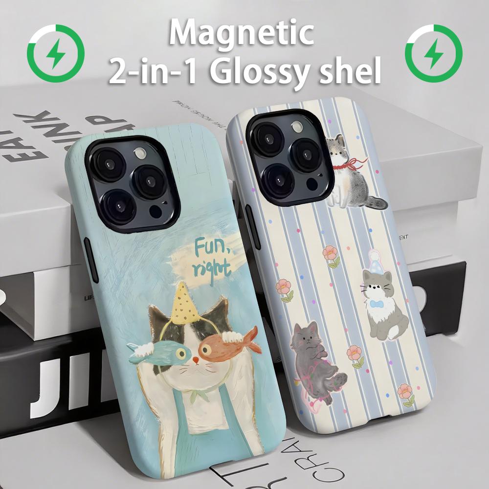 Cute cats and dogs  Phone Case - Phone Cases For Iphone 13 review and price