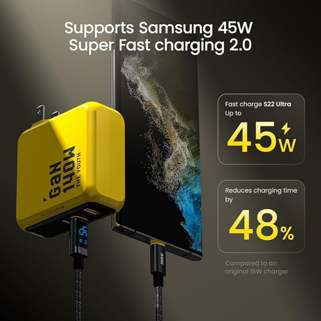 AOHI Youth 140W GaN Charger PD - Phone Cases Quick Delivery review and price