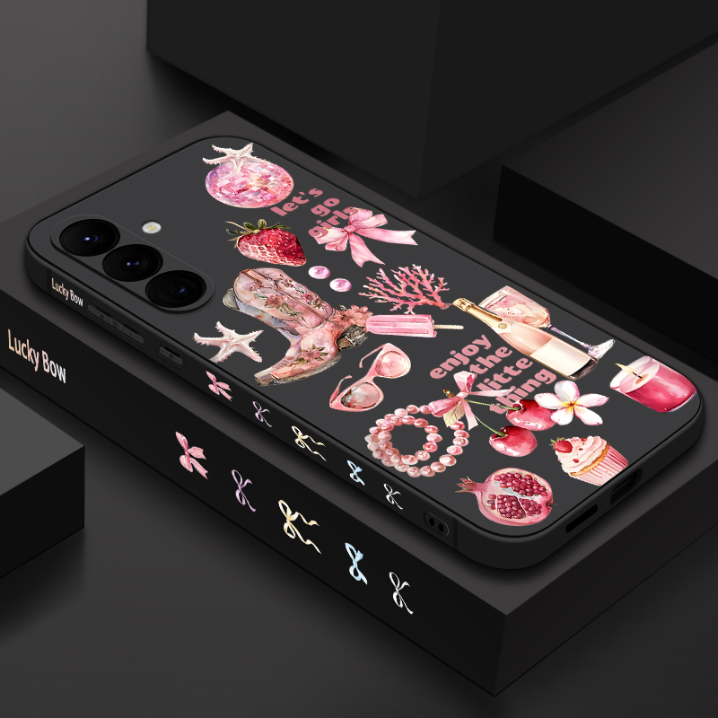 Strawberry Cherry Pattern Phon - Phone Cases Galaxy A17 review and price