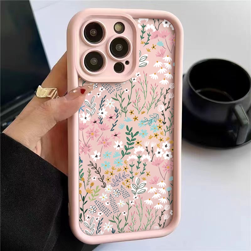 Pink High-bamboo Floral Patter - Phone Cases For Iphone 13 review and price
