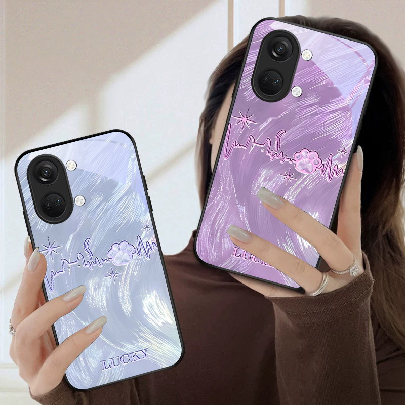 Lucky heartbeat paw print For  - Phone Cases Oneplus review and price