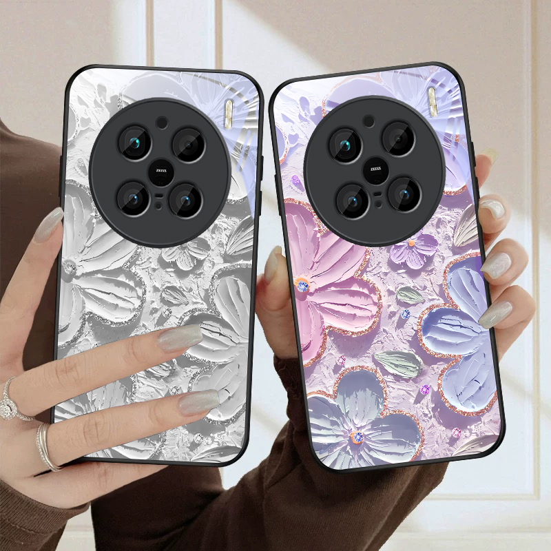 Cream Garden Flower Realm For  - Phone Cases Vivo review and price