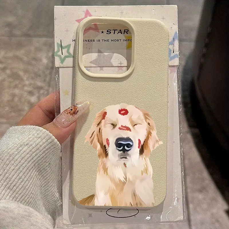 Cute Golden Retriever Red Lip  - Phone Cases Galaxy A16 5G review and price
