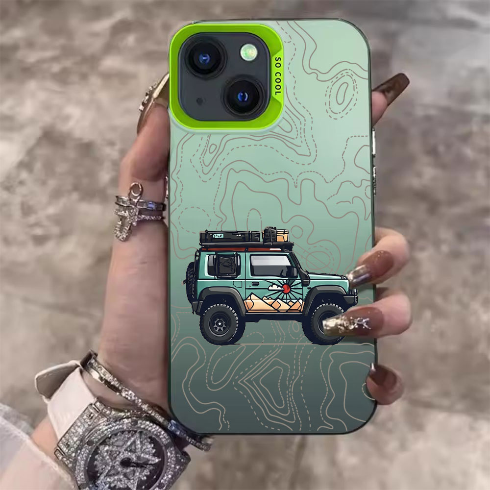 Simple Car Pattern Phone Case  - Phone Cases For Iphone 13 review and price