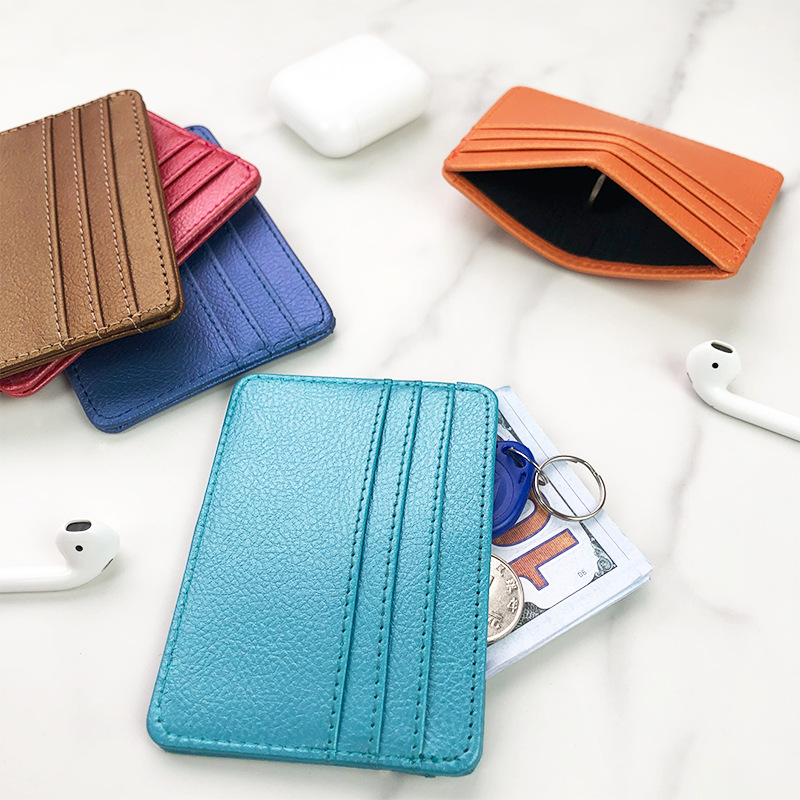 Thin PU Leather Mini Wallet Sl - Slim Card Slot Case review and price