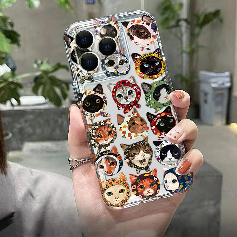 Cute Bandana Cat Clear Phone C - Phone Cases Galaxy A17 review and price