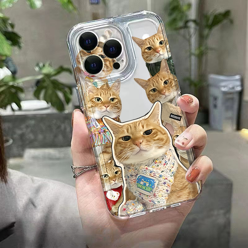 Cute Bandana Cat Clear Phone C - Phone Cases Galaxy A17 review and price