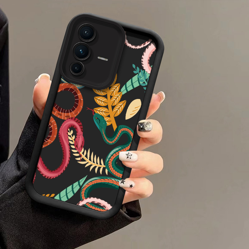 Luxury Snake Print Phone Case  - Phone Cases Vivo review and price