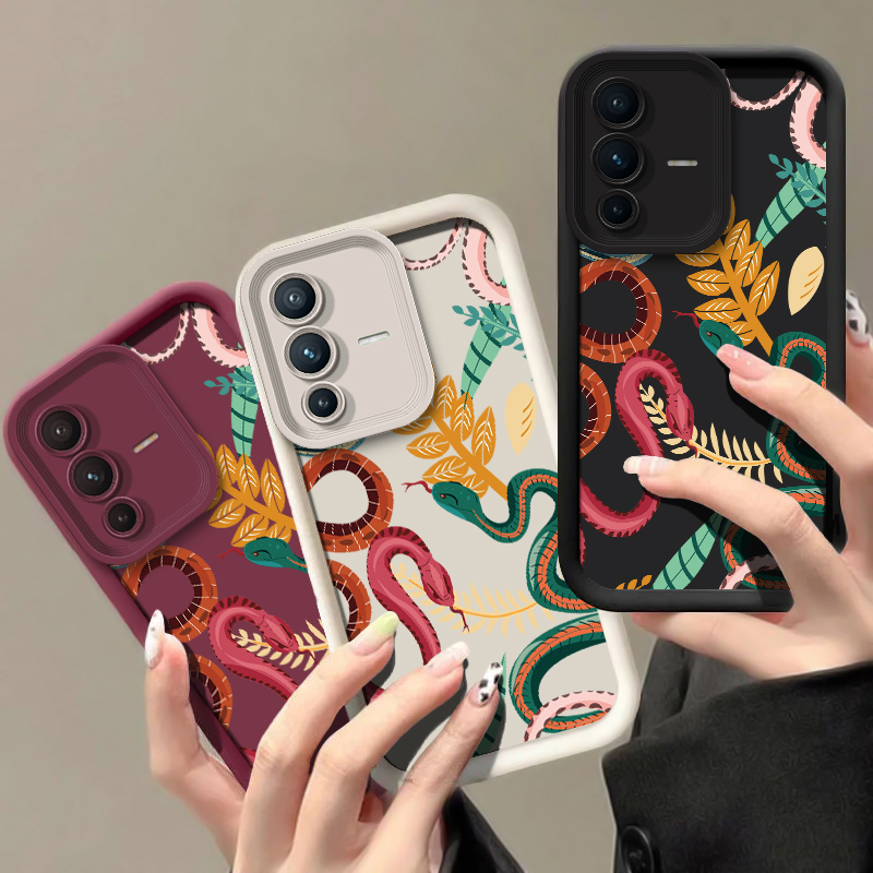 Luxury Snake Print Phone Case  - Phone Cases Vivo review and price