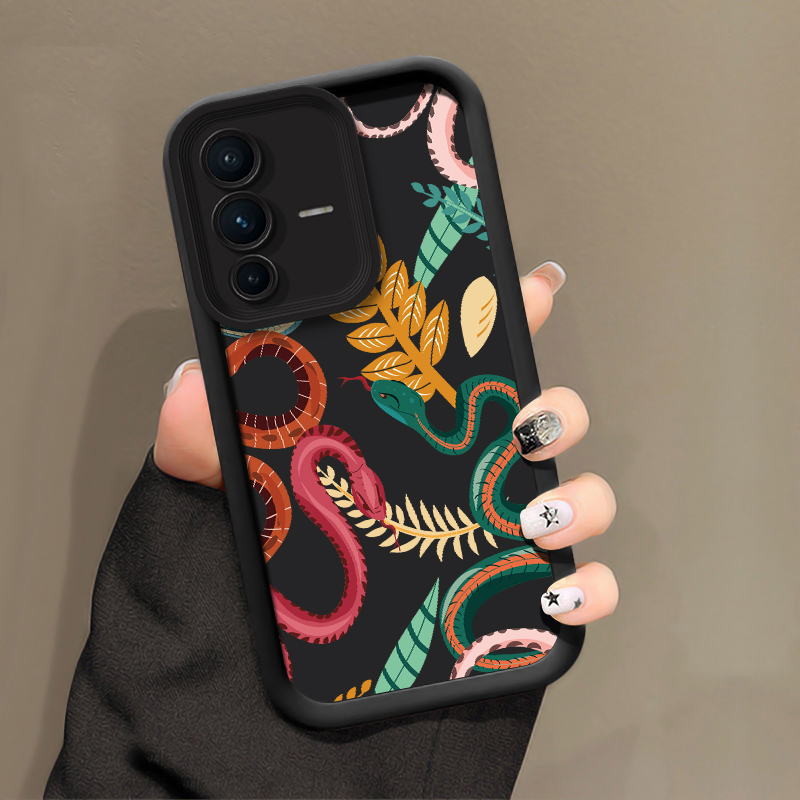 Luxury Snake Print Phone Case  - Phone Cases Vivo review and price