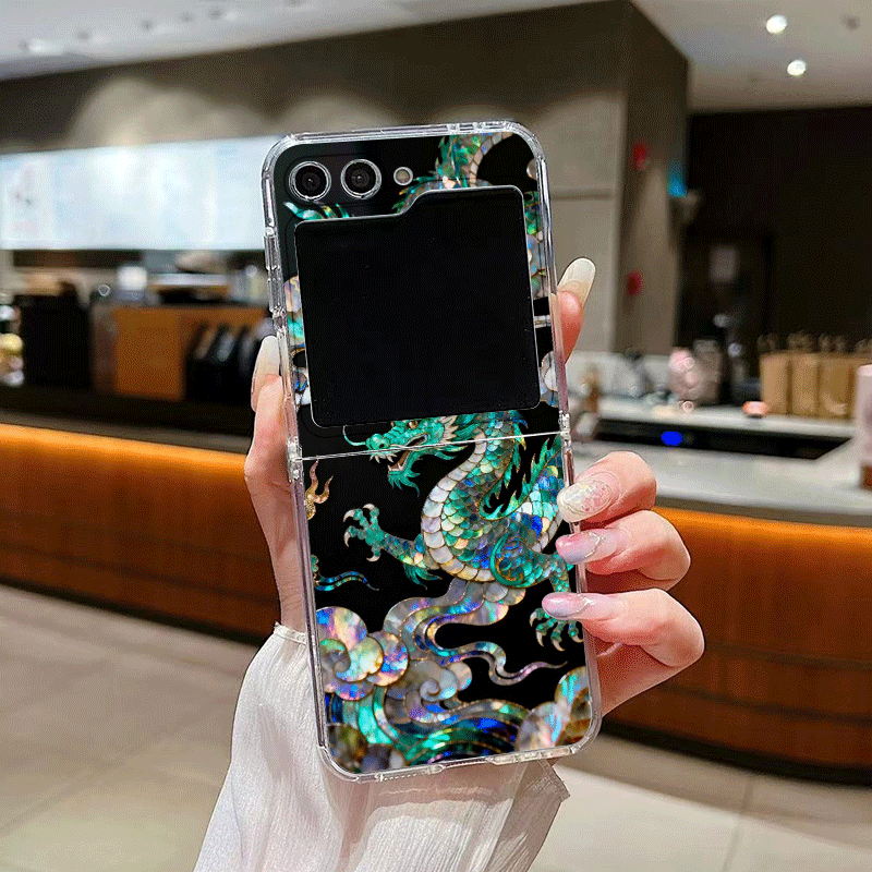 Stylish Tiger Dragon Marble Te - Phone Cases Z Fold 6 review and price