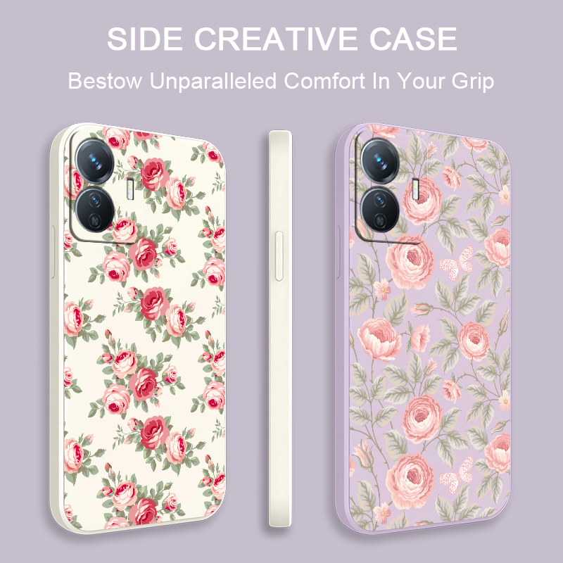 Little Flowers Print Phone Cas - Phone Cases Vivo review and price