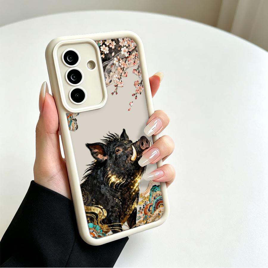 Cartoon Crane Wild Boar Phone  - Phone Cases Galaxy A17 review and price